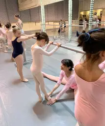 Ballet training with Mimi